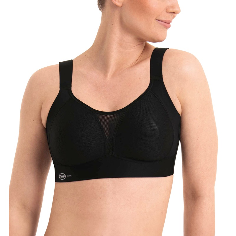 Anita Smart Control Firm Support Wireless Sports Bra (5530) – Black