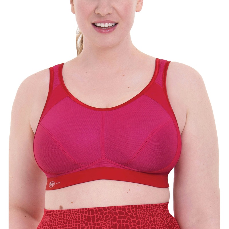 Anita Extreme Control Wireless Sports Bra (5527) – Candy Red