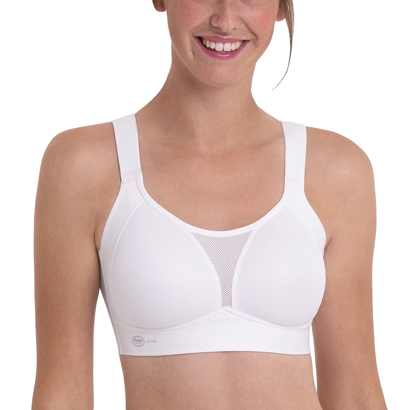 Anita Smart Control Firm Support Wireless Sports Bra (5530) – White