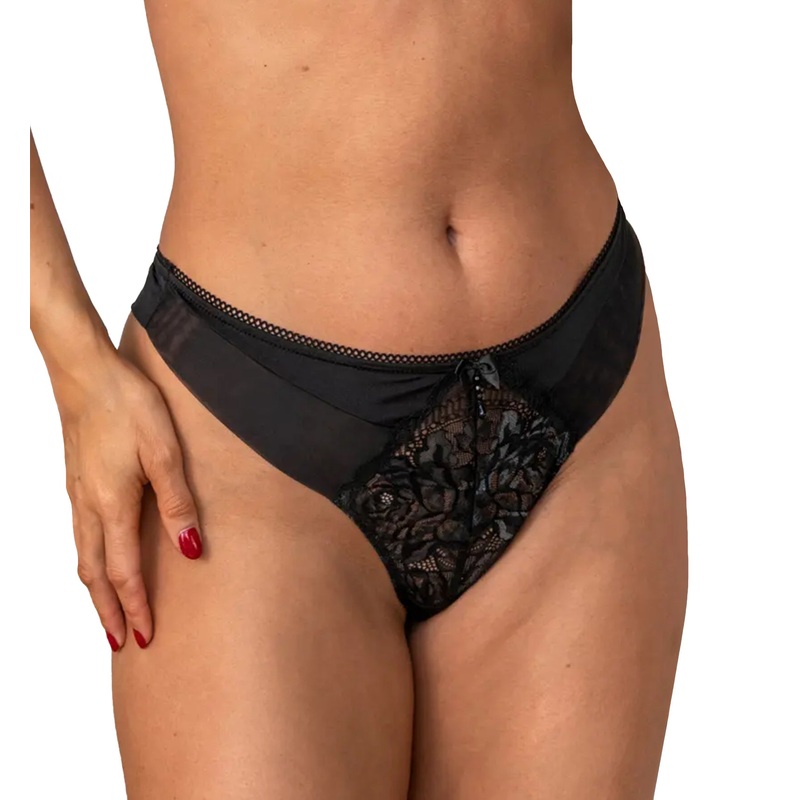 Pour Moi Ooo La La Thong (28604) – Black/Slate