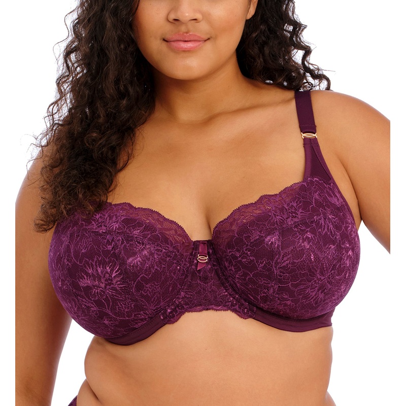 Elomi Brianna Padded Half Cup Underwire Bra (8081) – Blackberry