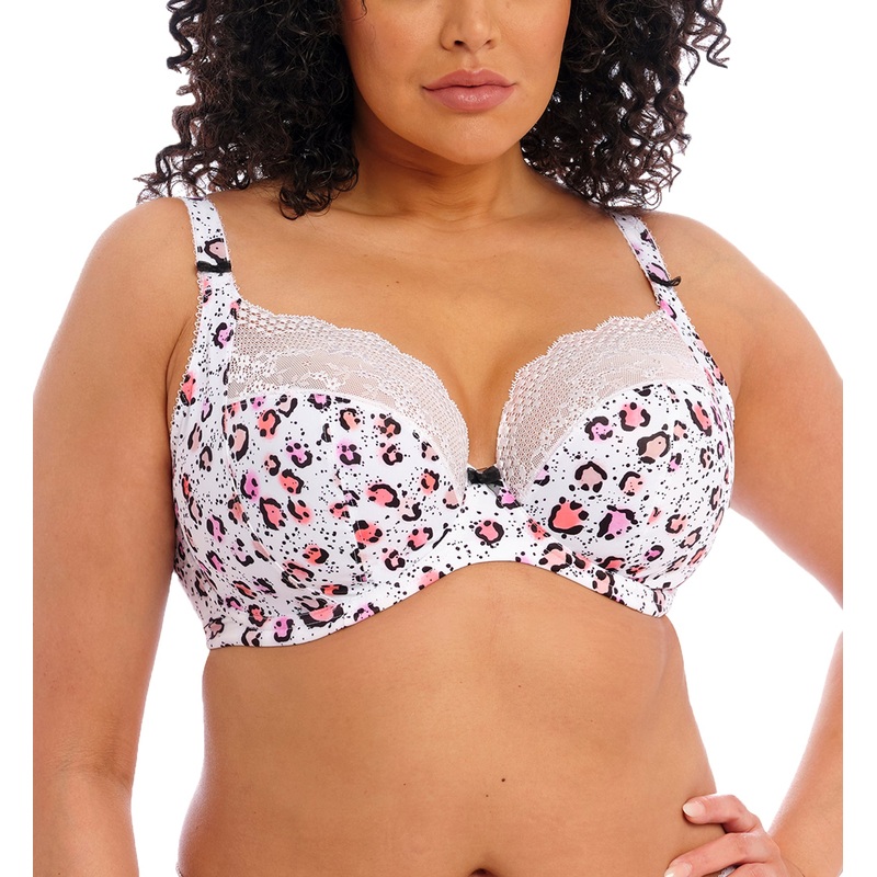Elomi Lucie Banded Stretch Lace Plunge Underwire Bra (4490) – Rumble