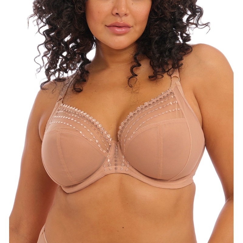 Elomi Matilda Banded Plunge Underwire Bra (8900) – Cafe Au Lait