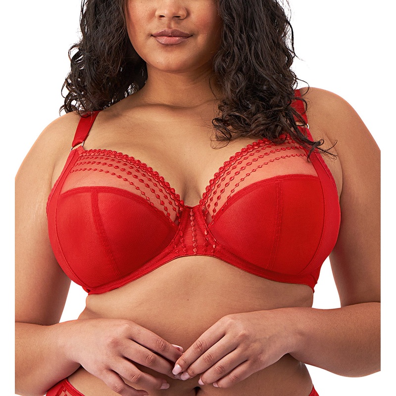 Elomi Matilda Banded Plunge Underwire Bra (8900) – Haute Red