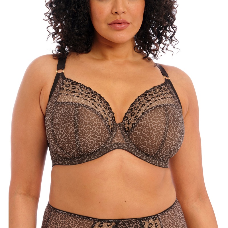 Elomi Matilda Banded Plunge Underwire Bra (8900) – Leopard