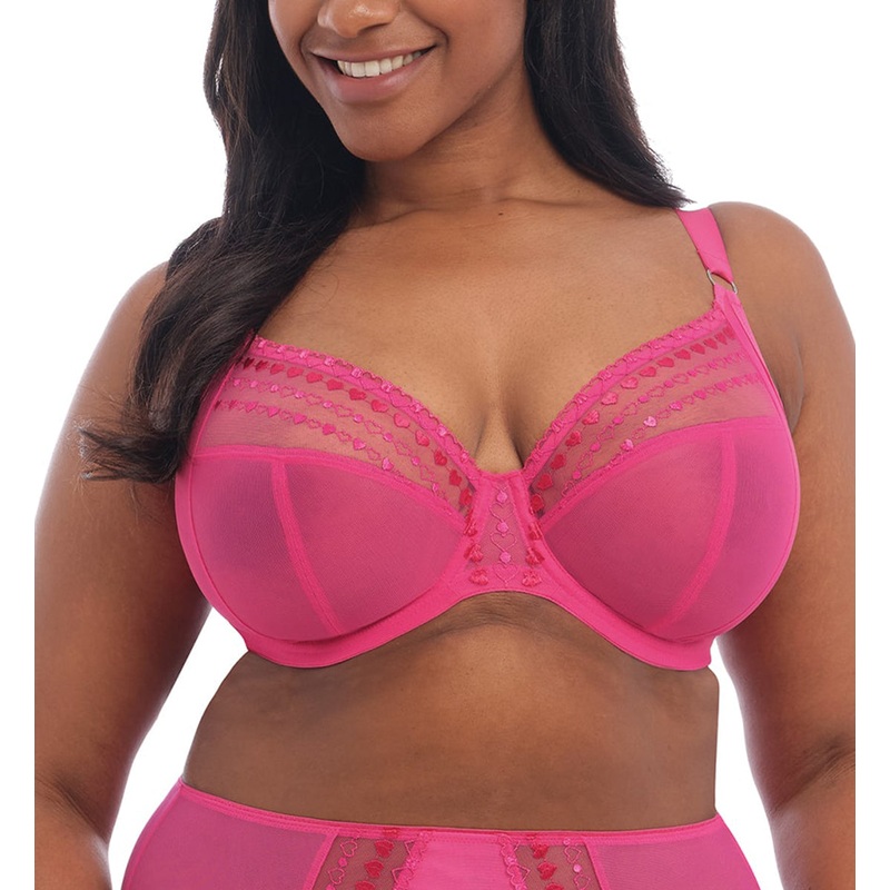 Elomi Matilda Banded Plunge Underwire Bra (8900) – Pink Kiss