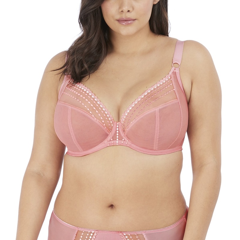 Elomi Matilda Banded Plunge Underwire Bra (8900) – Rose