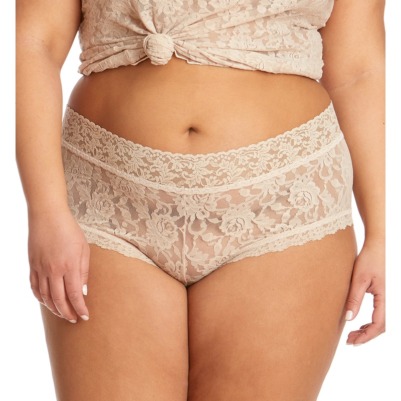 Hanky Panky Signature Lace Wideband Boyshort PLUS (481281X) – Chai