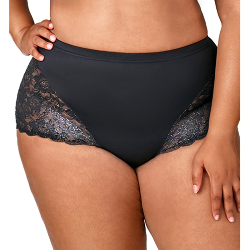 Elila Stretch Lace Cheeky Full Panty (3311) – Mermaid
