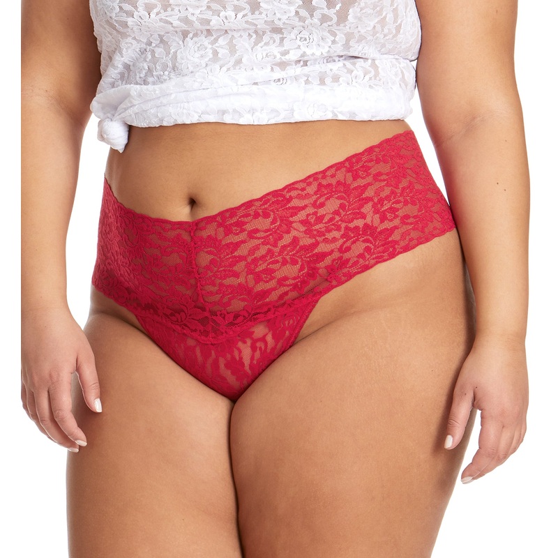 Hanky Panky Plus Size Retro Lace Thong (9K1926X) – Evening Pour