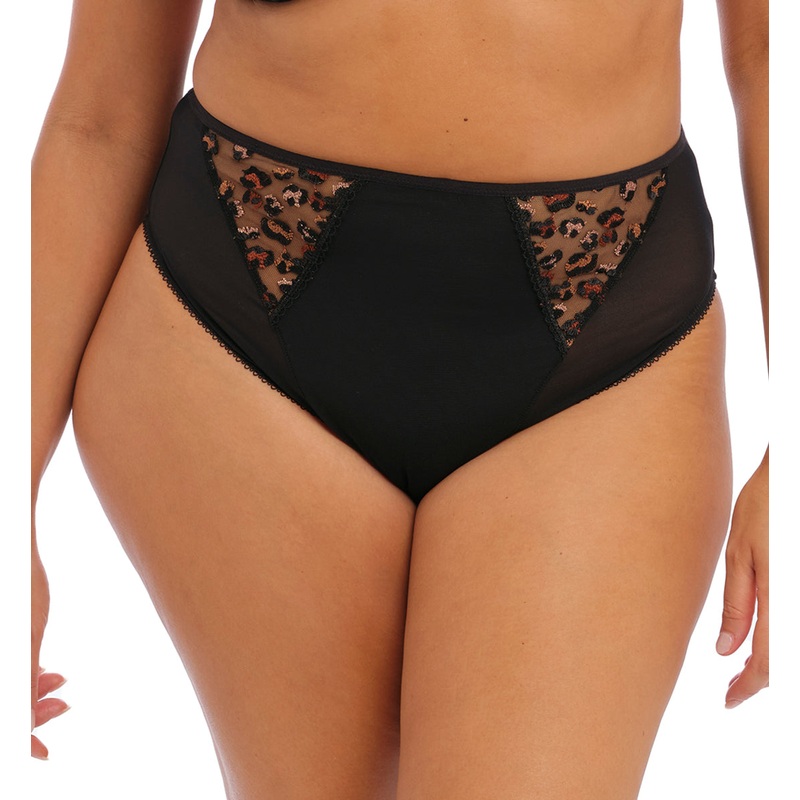 Elomi Namrah High Leg Brief Panty (301353) – Black