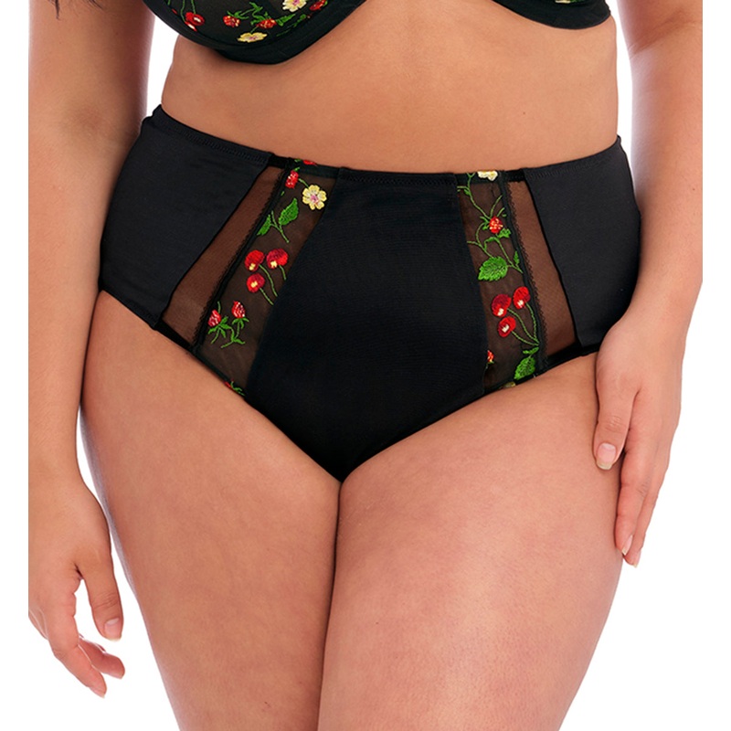 Elomi Samira Full Panty Brief (300951) – Black