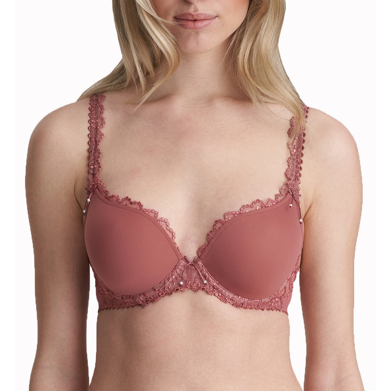 Marie Jo Jane Heart Shape Padded Underwire Bra (0101336) – Red Copper