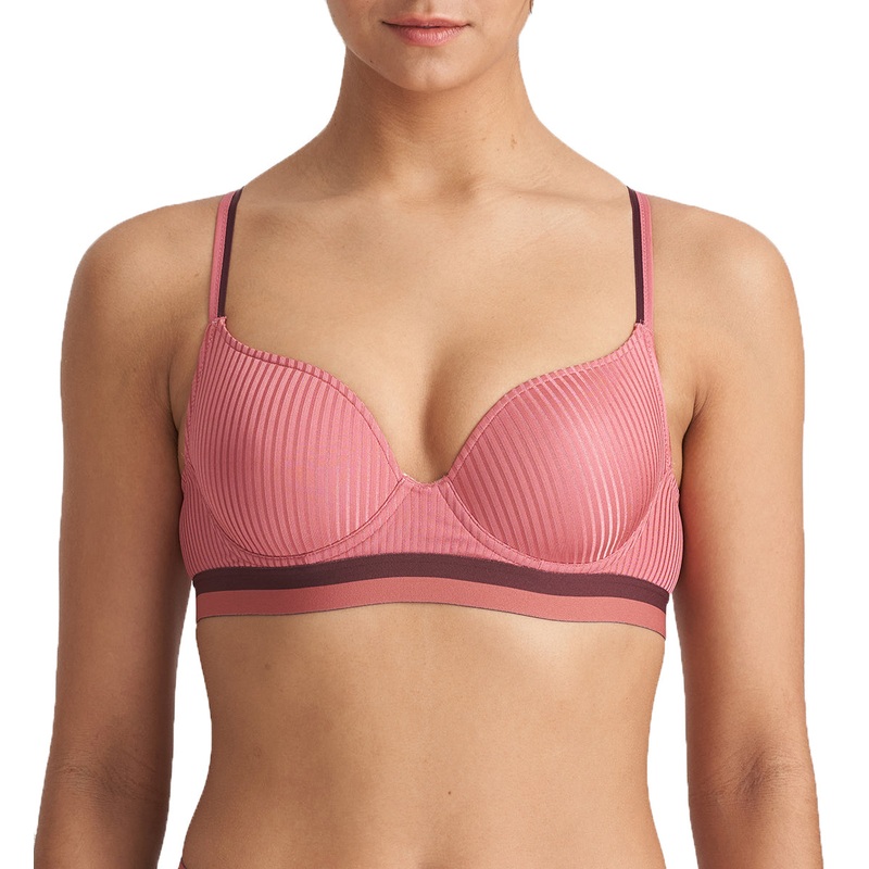 Marie Jo Jude Ribbed Heart Shape Padded Underwire Bra (0122256) – Pot Pouri