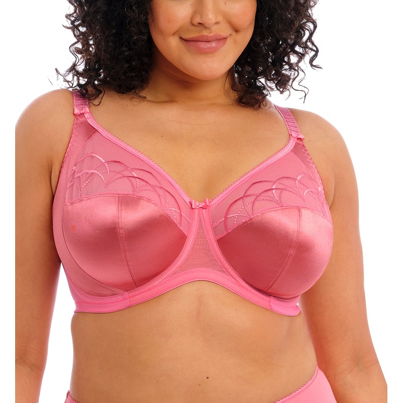Elomi Cate Embroidered Full Cup Banded Underwire Bra (4030) – Desert Rose