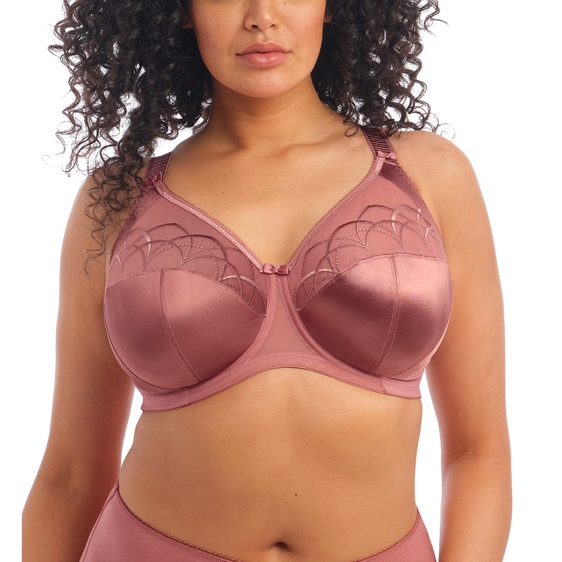 Elomi Cate Embroidered Full Cup Banded Underwire Bra (4030) – Rosewood