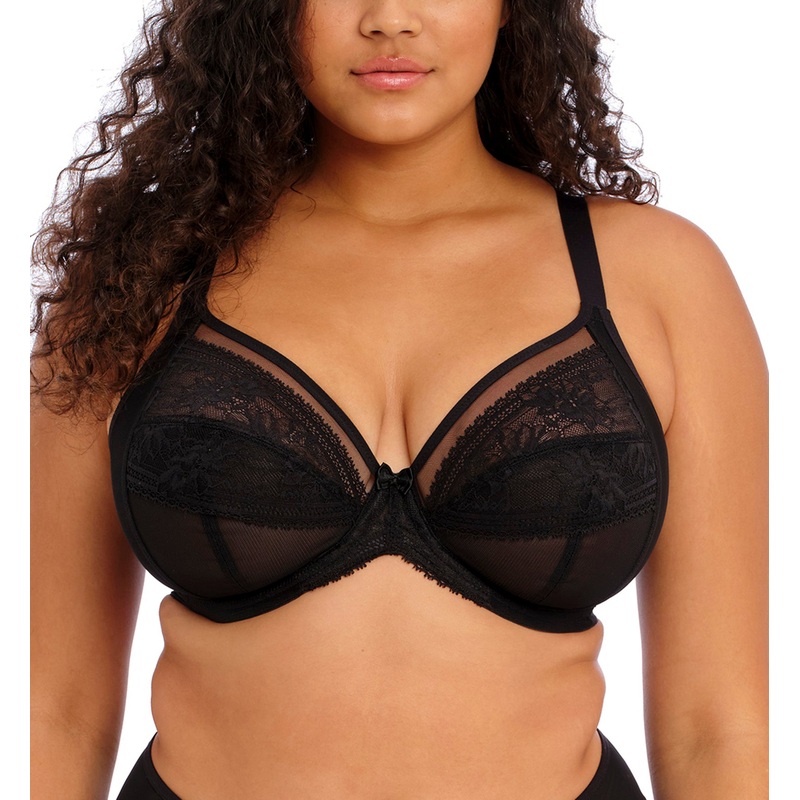 Elomi Kendra Plunge Underwire Bra (301602) – Black
