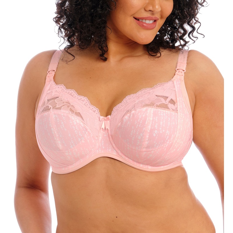 Elomi Molly Stretch Lace Underwire Nursing Bra (4542) – Blush