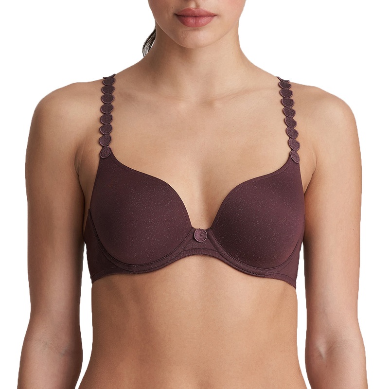 Marie Jo Tom Convertible Seamless Underwire Bra (0120826) – Aubergine