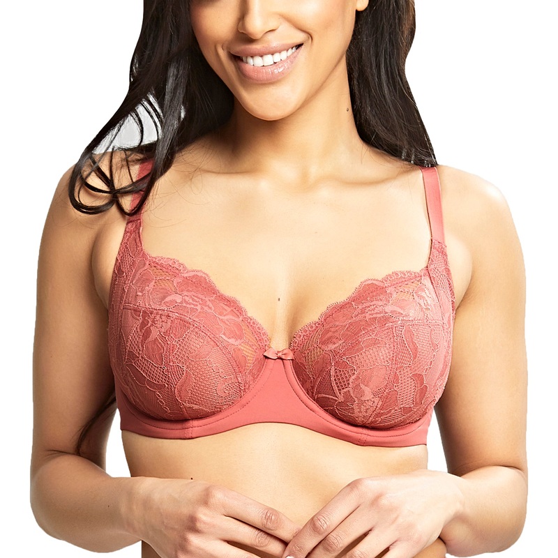 Panache Rocha Low Front Balconnet Underwire Bra (10341) – Garnet Rose