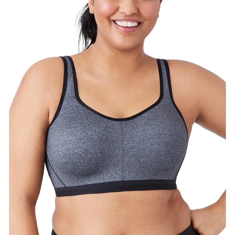 Wacoal High Impact Sport Convertible Underwire Bra (855229) – Grey Heather