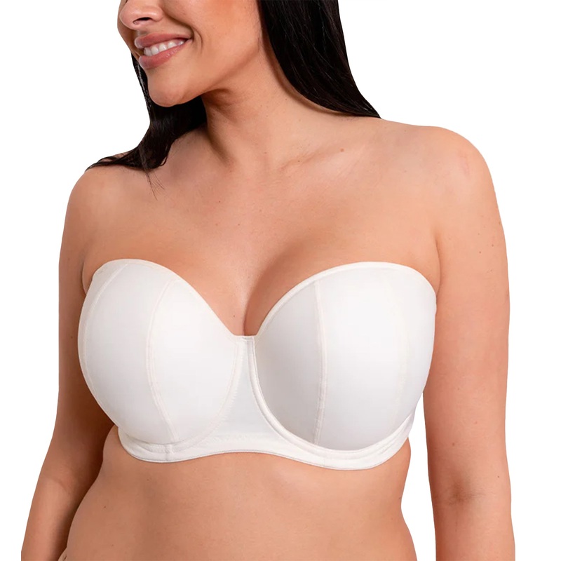 Curvy Kate Luxe Multiway Strapless Underwire Bra (CK2601) – Pearl Ivory