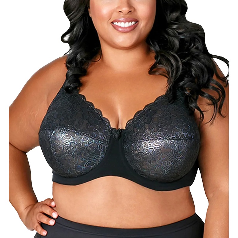 Elila Isabella Stretch Lace Full Coverage Underwire Bra (2311) – Mermaid