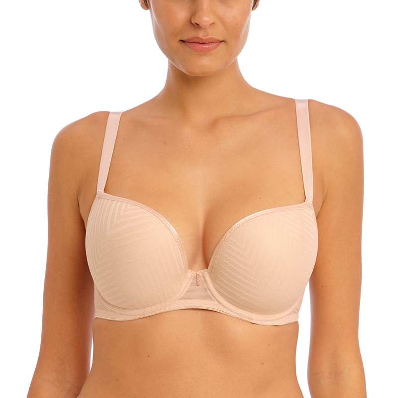 Freya Tailored Molded Plunge Underwire T-Shirt Bra (401131) – Natural Beige
