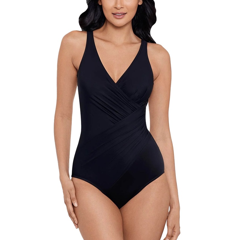 Miraclesuit Oceanus Underwire One Piece Swimsuit DDD-Cup (6512588DDD) – Black
