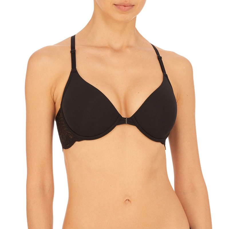 Natori Lush Front Close Contour Underwire Bra (728309) – Black