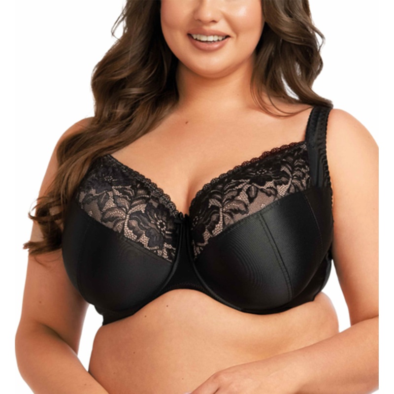 Nessa Omena Underwire Soft Minimizer Bra (N507) – Black
