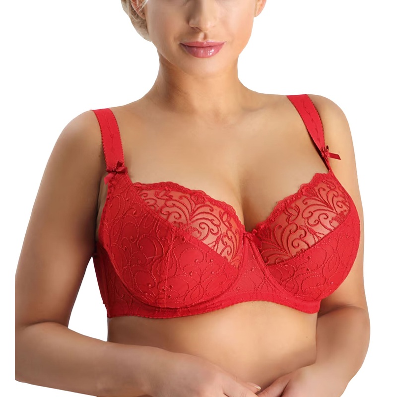 Nessa Sonata Underwire Soft Balcony Bra (N500) – Red