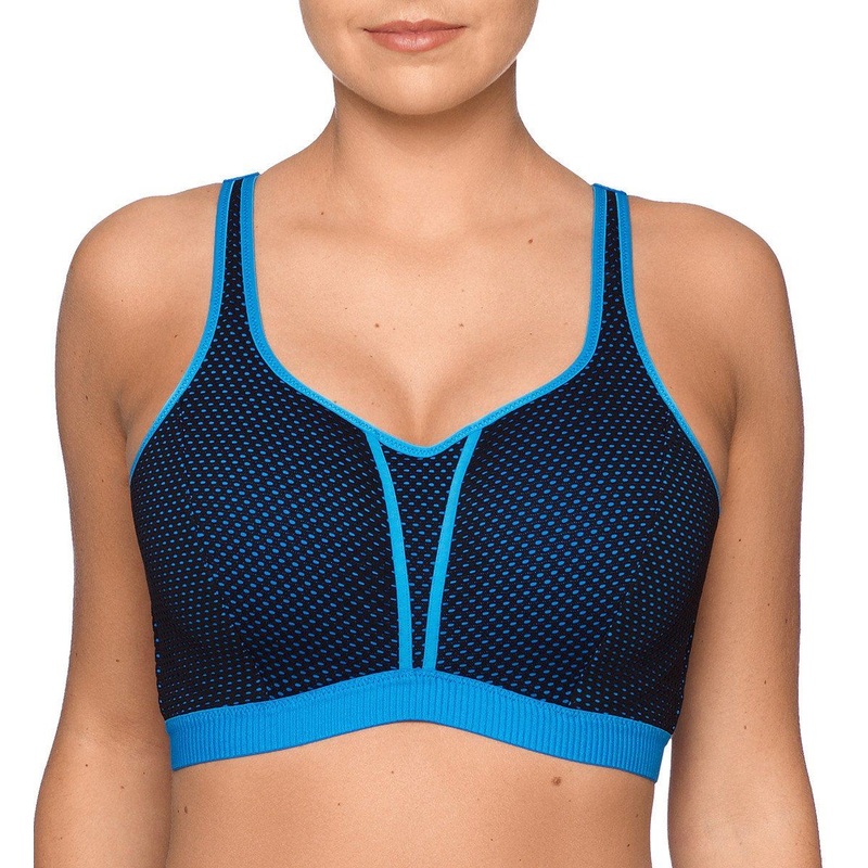 PrimaDonna Sport The Mesh Padded Underwire Sports Bra (6000216) – Blue Crush