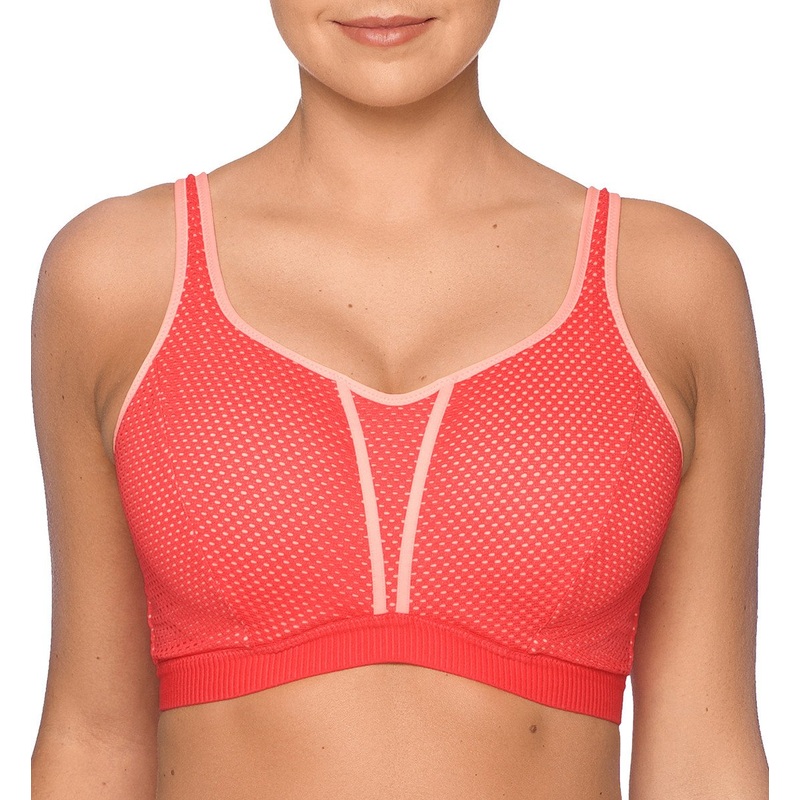 PrimaDonna Sport The Mesh Padded Underwire Sports Bra (6000216) – Sparkling Pink