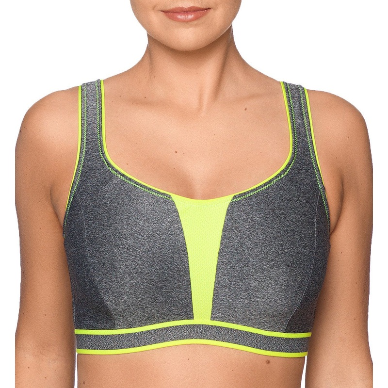 PrimaDonna Sport The Sweater Non-Padded Underwire Sports Bra (6000110) – Cosmic Grey