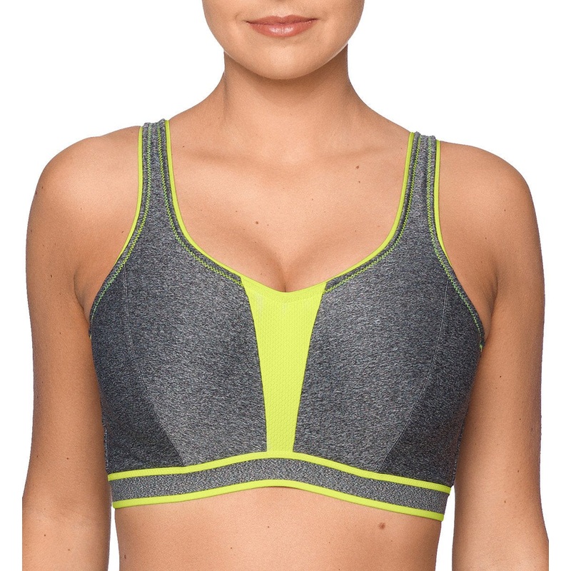 PrimaDonna Sport The Sweater Padded Underwire Sports Bra (6000116) – Cosmic Grey