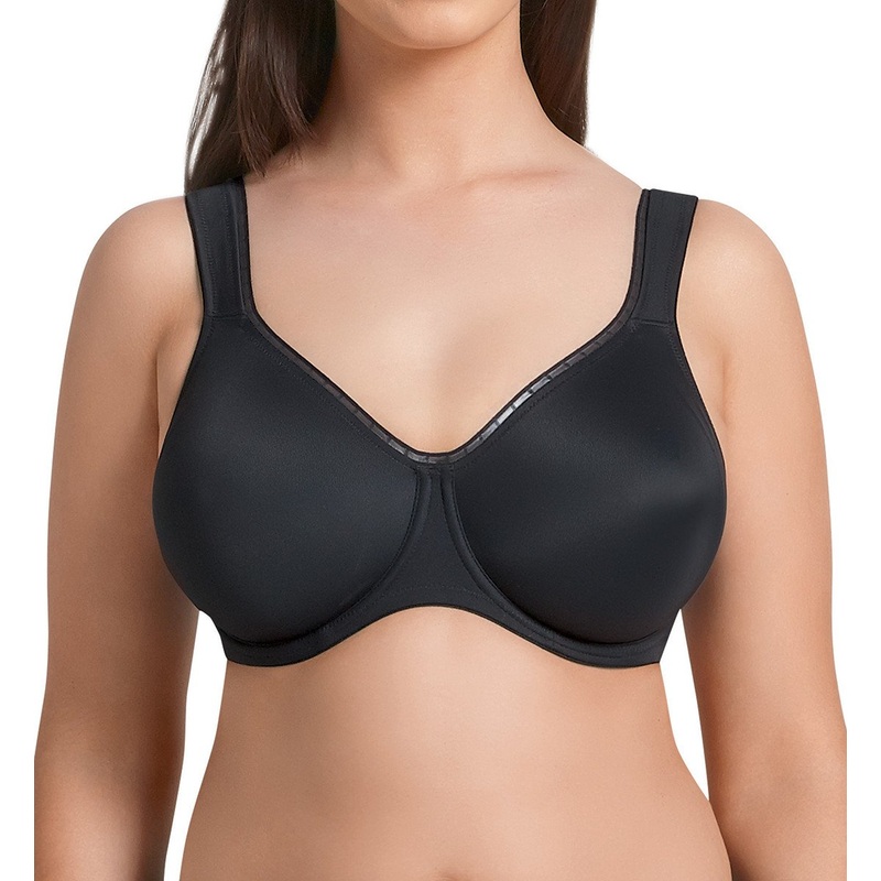 Rosa Faia by Anita Twin Firm Seamless Support Underwire Bra (5694) – Black