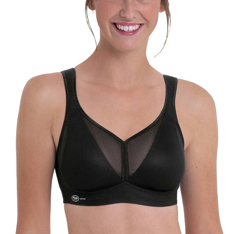 Anita Active Air Control Delta Pad Softcup Sports Bra (5544) – Black