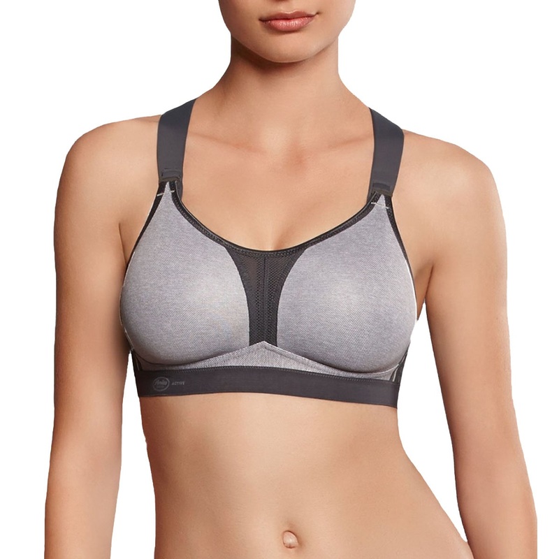 Anita Dynamix Star Max Support Softcup Sports Bra (5537) – Heather Grey