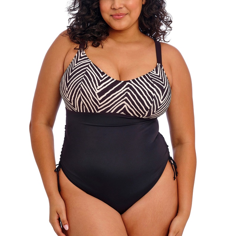 Elomi Fiji Falls Non-Wired One Piece Swimsuit (ES802643) – Black