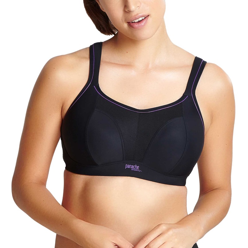 Panache Boundless Racerback Non-Wire Sports Bra (7341) – Black