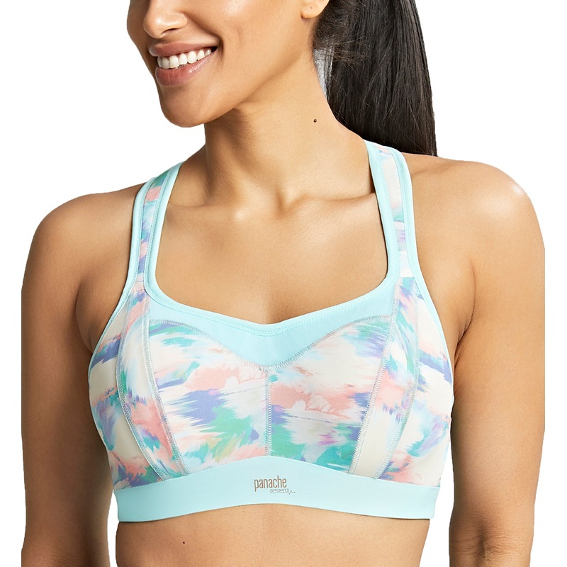 Panache Power Racerback Underwire Sports Bra (5021R) – Boho Print