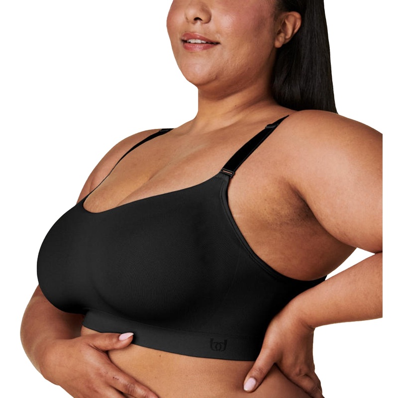 BRAVADO! DESIGNS Intrigue Everyday Balconette FULL CUP Wire-Free Bra (11058FC) – Black