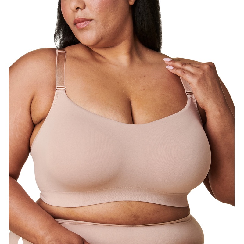 BRAVADO! DESIGNS Intrigue Everyday Balconette FULL CUP Wire-Free Bra (11058FC) – Cameo