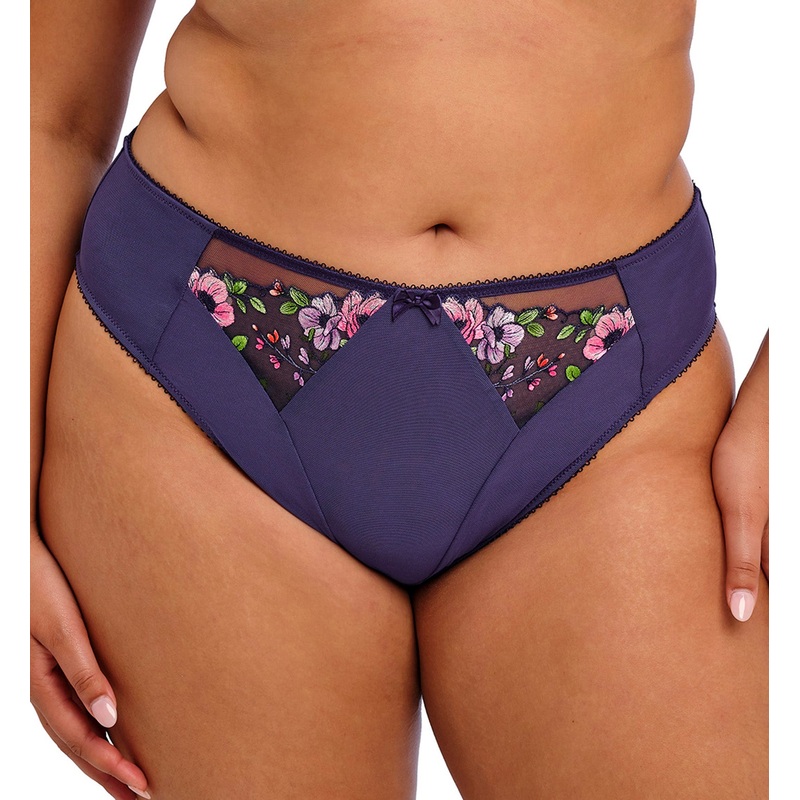 Elomi Himari High Leg Brief Panty (302153) – Midnight