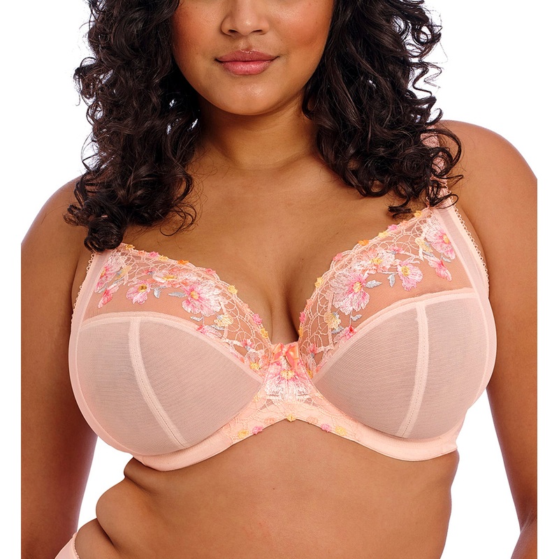 Elomi Himari Plunge Underwire Bra (302102) – Peach Whisper