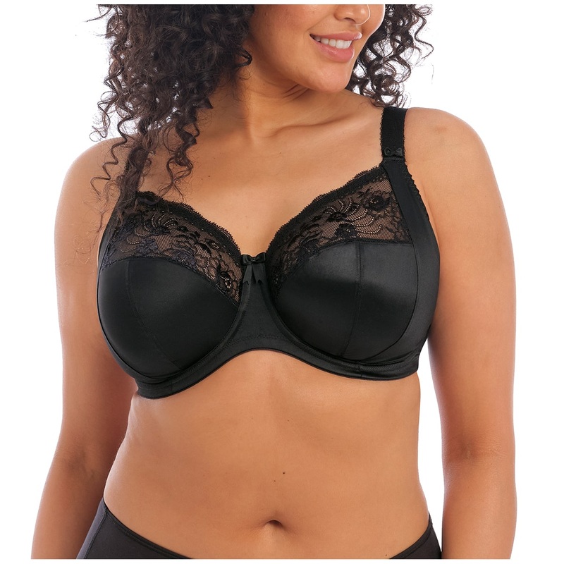 Elomi Morgan Stretch Lace Banded Underwire Bra (4111) – Black
