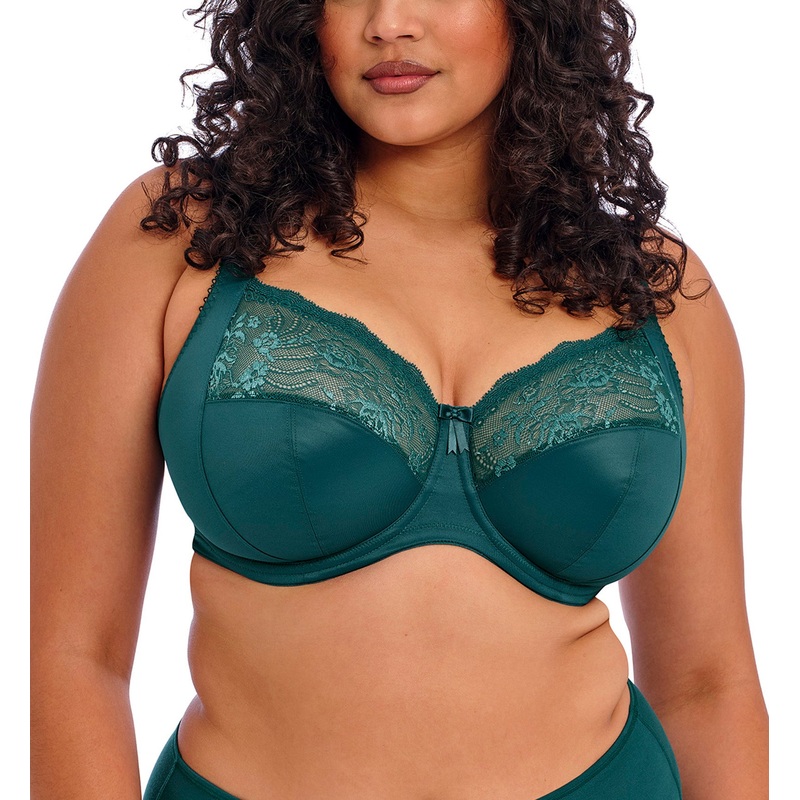Elomi Morgan Stretch Lace Banded Underwire Bra (4111) – Deep Teal