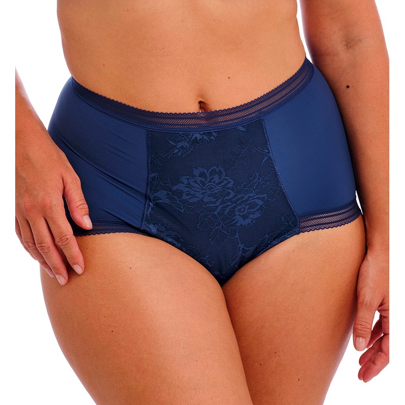 Fantasie Fusion Lace High Waist Brief (102352) – French Navy