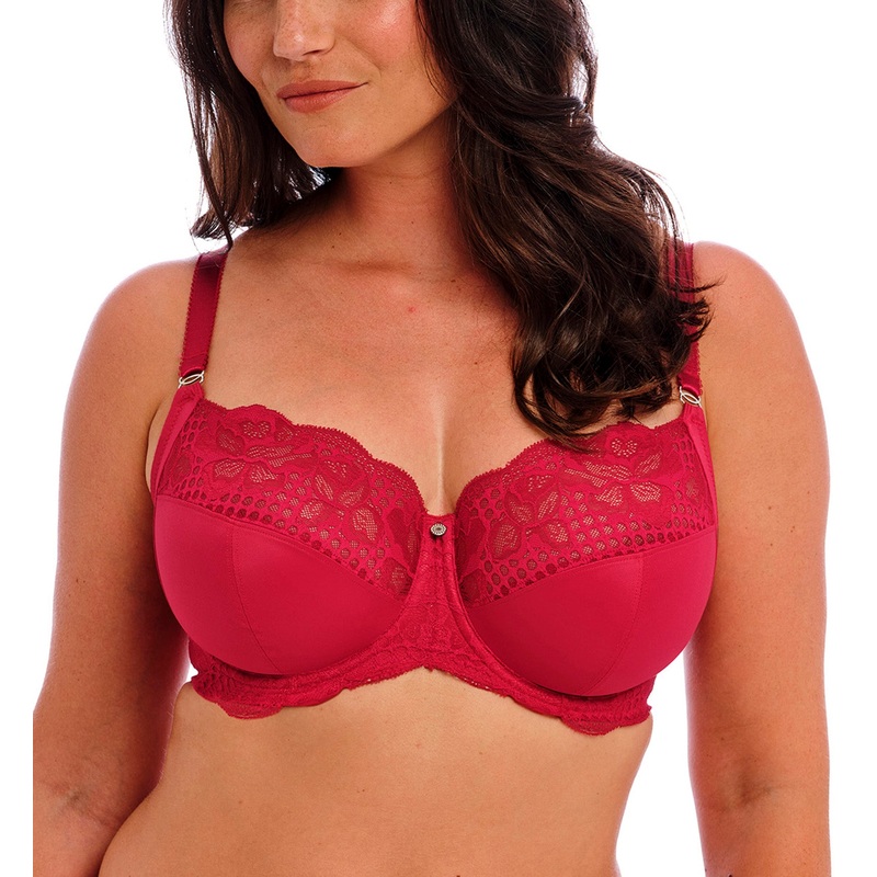 Fantasie Reflect Side Support Stretch Lace Underwire Bra (101801) – Red